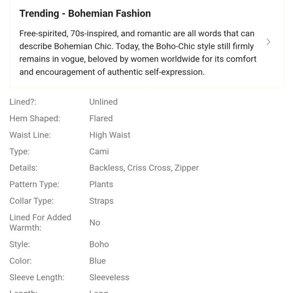 Tropical Plant Print Sleeveless Summer Dress - Picture 4 of 4